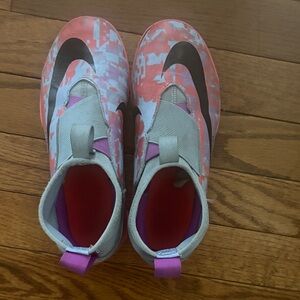 Nike kids cotton candy turf cleats